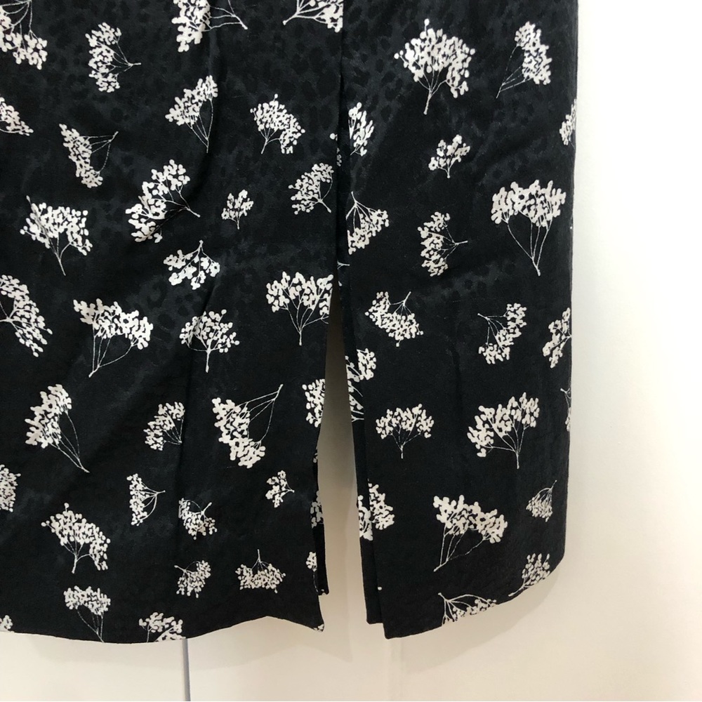 Maje Size 38 Jiseille Printed Midi Slit Skirt - Picture 6 of 8
